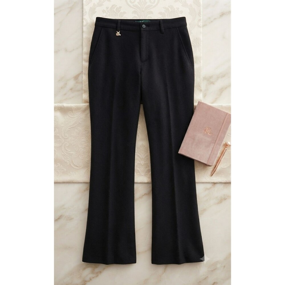 Lauren Ralph Lauren Women’s 6 Black Bootcut Dress Pants Stretch Trousers Career